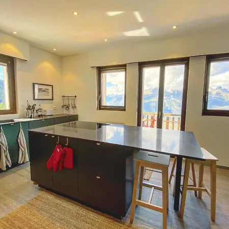 Crettaux Stunning View Near Nendaz Chalet 12 Pers בקתה Iserables