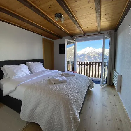 בקתה Crettaux Stunning View Near Nendaz Chalet 12 Pers